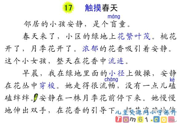 触摸春天