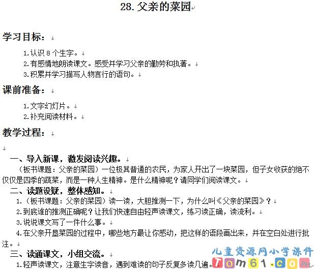 父亲的菜园