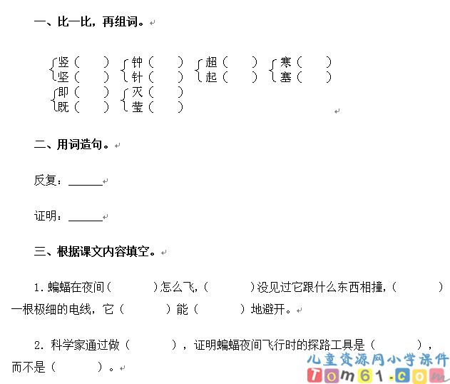 蝙蝠和雷达