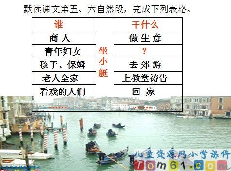 威尼斯的小艇