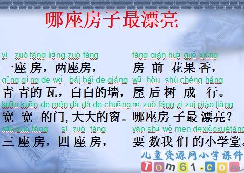 哪座房子最漂亮课件17