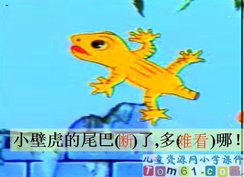 小壁虎借尾巴课件