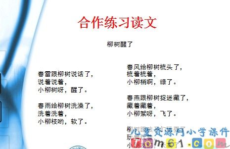 柳树醒了课件10