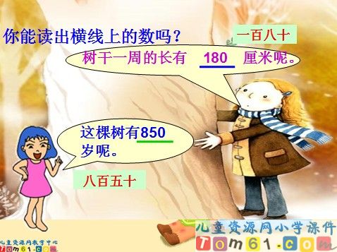 认识几百几十课件1