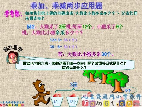 乘加乘减两步应用题课件1