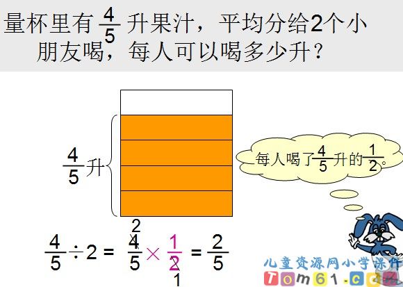 一个数乘以分数课件4