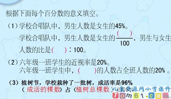 认识百分数课件4