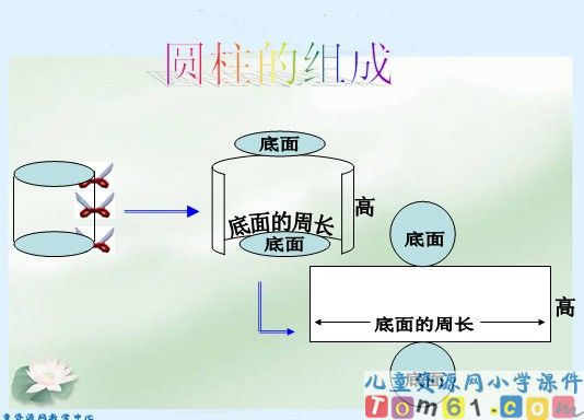 《圆柱的表面积》