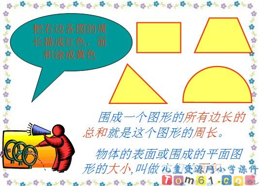 《平面图形的周长和面积复习》