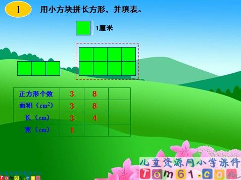 长方形面积的计算课件4