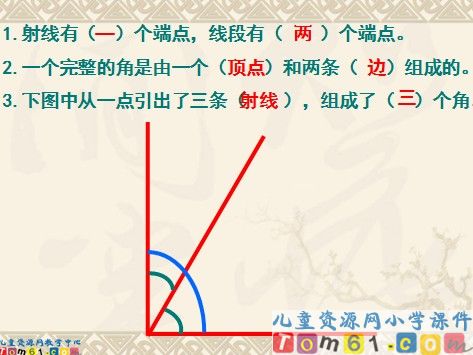 直线、线段、射线和角课件4