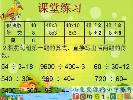 商不变的性质课件1
