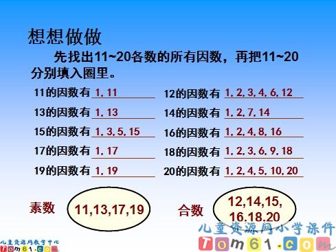 素数和合数课件2