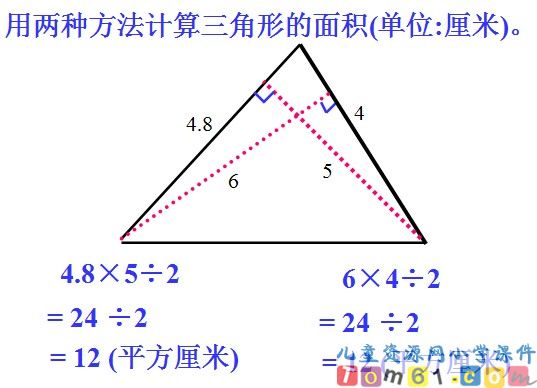 三角形面积的计算课件4