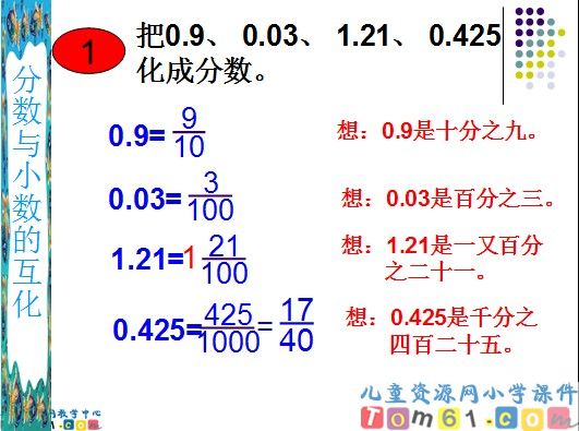 分数与小数的互化课件