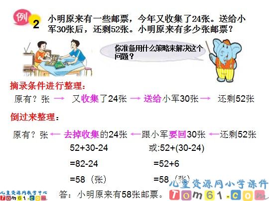 解决问题的策略之倒推课件