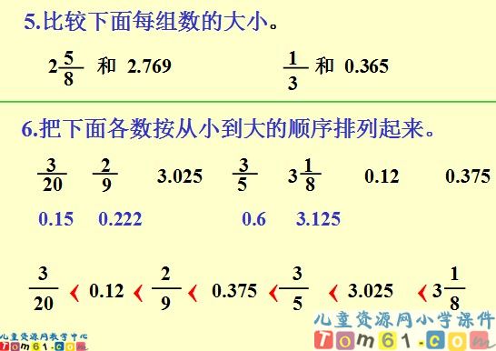 分数与小数的互化课件3