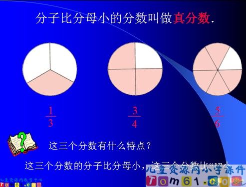 真分数和假分数课件8