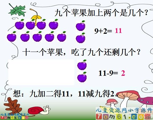 《十几减9》