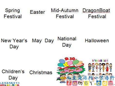 Unit6 Holidays课件6