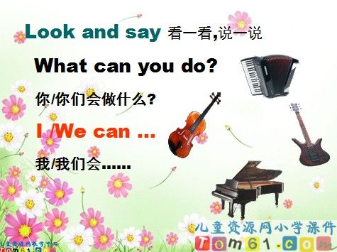 Unit3 At a Music lesson第一课时课件8
