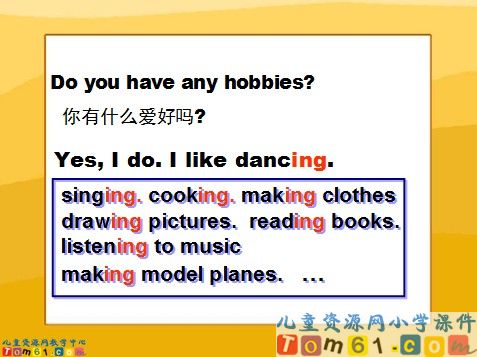 Unit3 Hobbies(BC部分)课件2