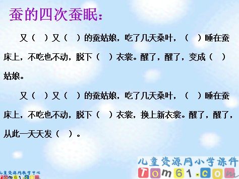 蚕姑娘课件10