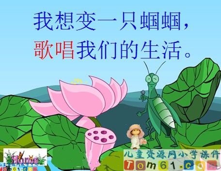 真想变成大大的荷叶课件12