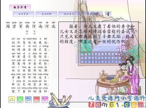 古诗两首闻官军收河南河北课件2