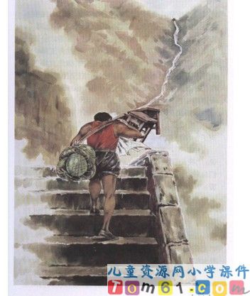 《天游峰的扫路人》