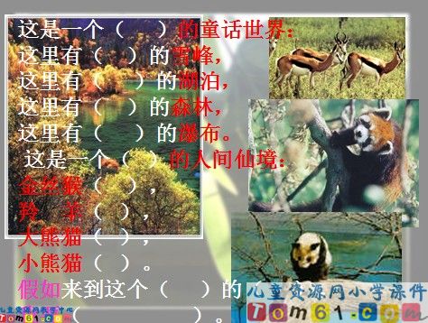 迷人的九寨沟课件7