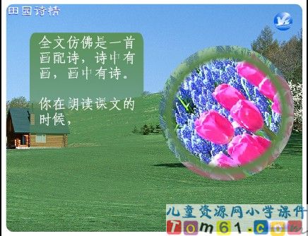 田园诗情课件1