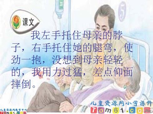 第一次抱母亲课件7