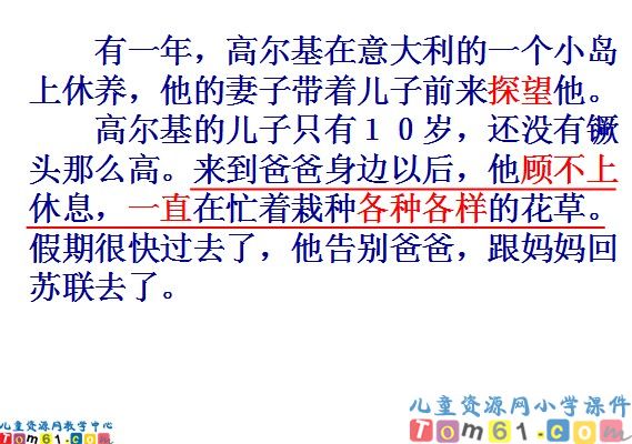 高尔基和他的儿子课件5