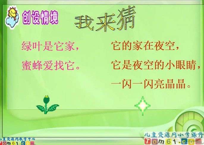 鲜花和星星