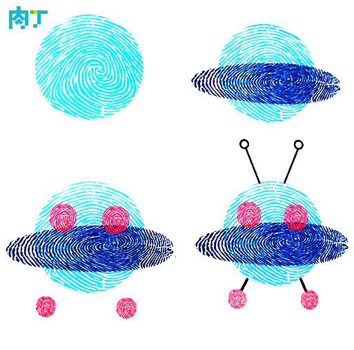 飞碟-手指画图集