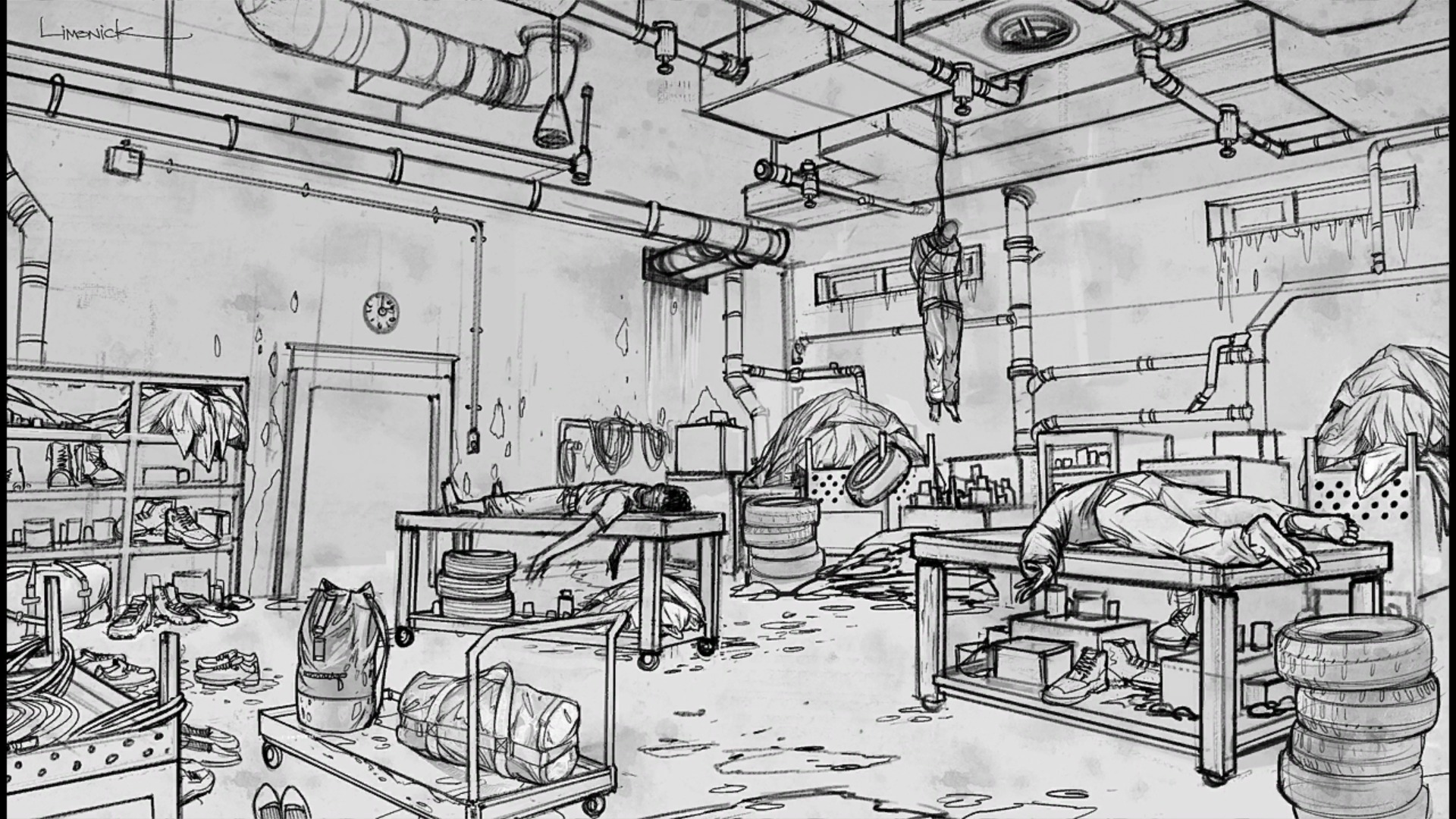 仓库-素描图集