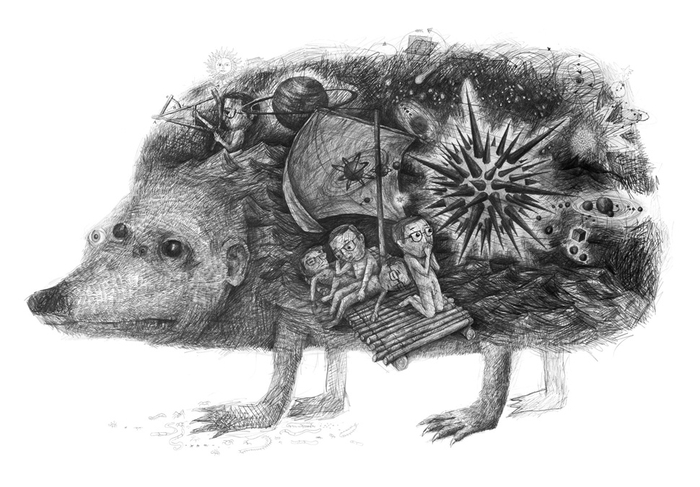 刺猬-素描图集