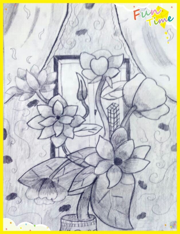 玉兰花-素描图集