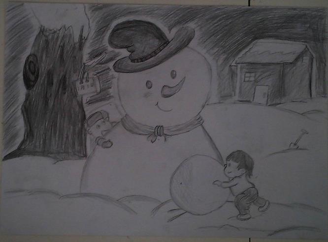 雪人-素描图集