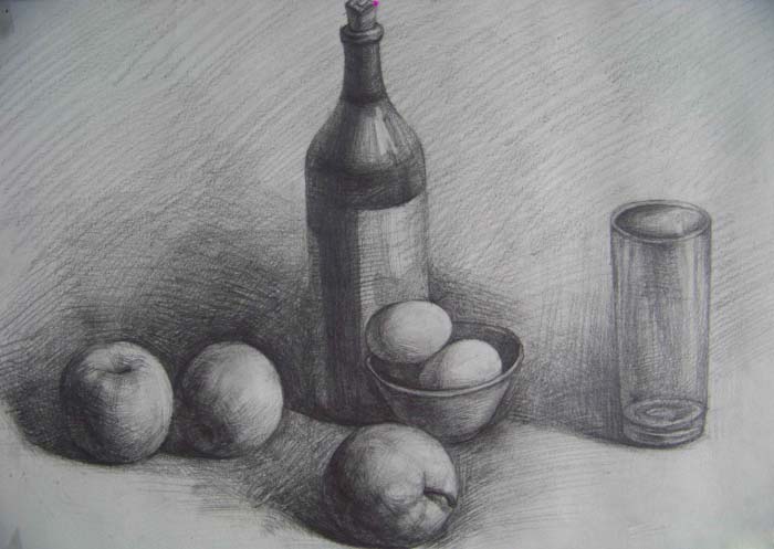 静物素描-素描图集
