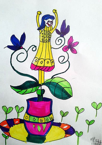 跳舞-水彩画图集