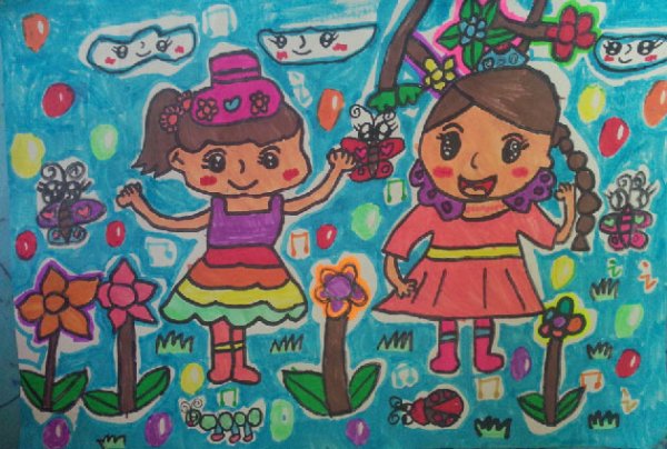 郊游-水彩画图集