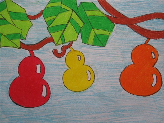 小葫芦-蜡笔画图集