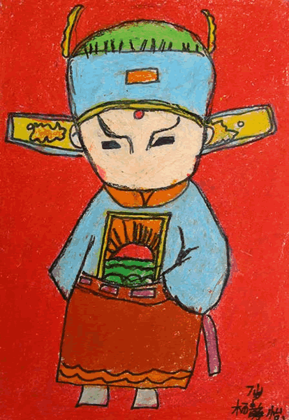 戏剧-蜡笔画图集