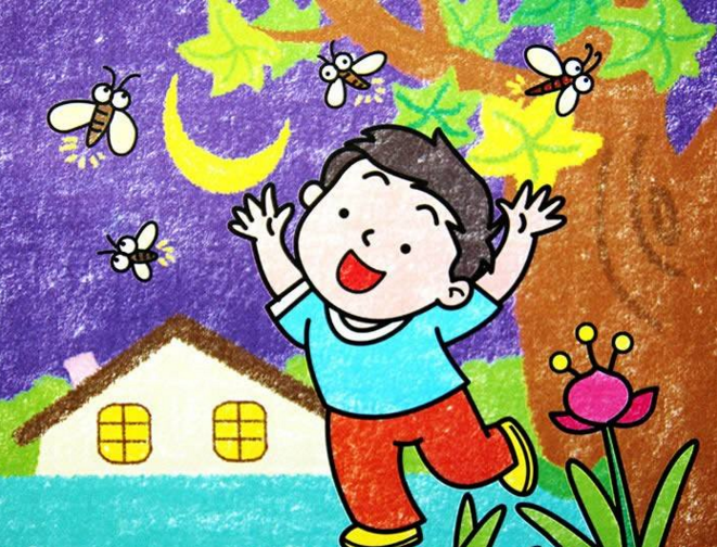 梦想-蜡笔画图集