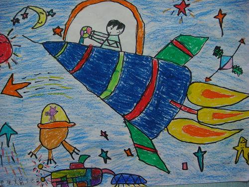 火箭-蜡笔画图集