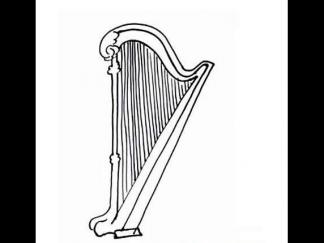 箜篌图片_简笔画图片_少儿图库_儿童资源网