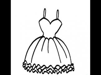 儿童公主裙图片_简笔画图片_少儿图库_儿童资源网