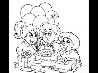 过生日的人物图片_简笔画图片_少儿图库_儿童资源网